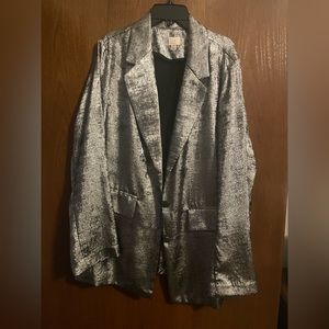 Dressy silver jacket